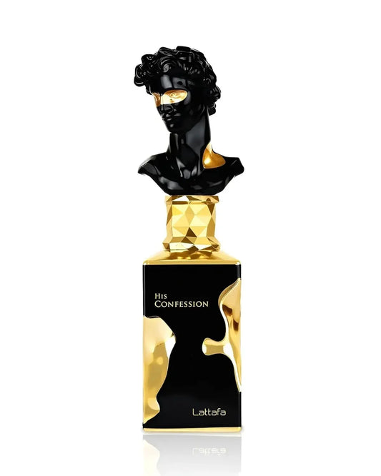 His Confession Eau De Parfum Spray 100ML (3.4 OZ) by Lattafa New in Box Sealed